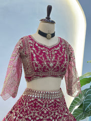 Royal Rani Pink Bridal Lehenga