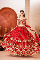 Royal Red Bridal Lehenga