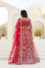 Classic Red Bridal Lehenga