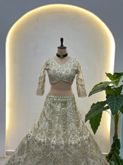 Ivory Gold Designer Lehenga