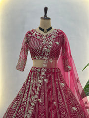 Classic Red Bridal Lehenga