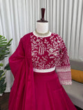 Premium Rani Pink Ethnic Outfit for Wedding & Party Wear