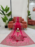 Rosy Pink Radiance Saree