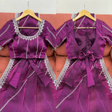 Royal Plum Elegance Saree