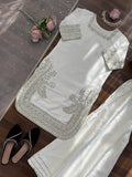 Mustard Gold Embroidered Kurta Sharara Set with Dupatta