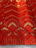 Bridal Red Embroidered Anarkali Gown with Dupatta