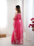 Rosy Pink Radiance Saree