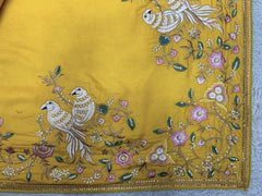 Sunshine Elegance Embroidered Saree