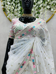 White Serenity Saree