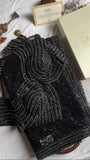 Midnight Black Elegance Saree