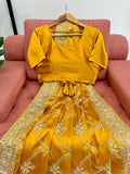 Golden Glow Elegance Saree