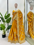 Golden Glow Elegance Saree