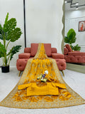 Golden Glow Elegance Saree