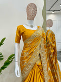 Golden Glow Elegance Saree