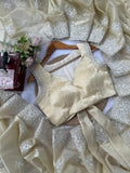 Champagne Gold Elegance Saree