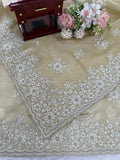 Champagne Gold Elegance Saree