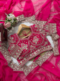 Blush Royale Pink Saree with Elegant Zari Touch