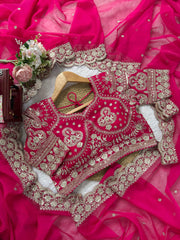 Blush Royale Pink Saree with Elegant Zari Touch