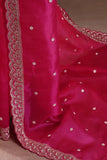Blush Royale Pink Saree with Elegant Zari Touch