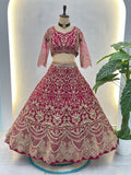 Royal Rani Pink Bridal Lehenga