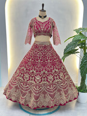 Royal Rani Pink Bridal Lehenga