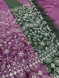 Royal Mehendi Dual-Tone Lehenga
