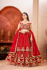 Royal Red Bridal Lehenga