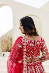 Classic Red Bridal Lehenga