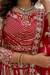 Classic Red Bridal Lehenga