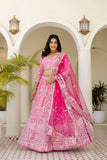 Hot Pink Royal Bridal Lehenga