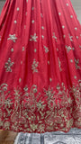 Royal Red Embroidered Lehenga