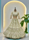 Ivory Gold Designer Lehenga