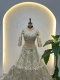Ivory Gold Designer Lehenga
