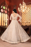 Ivory Bridal Lehenga with Heavy Heritage Embroidery