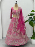 Hot Pink Royal Bridal Lehenga