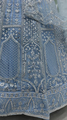 Ice Blue Princess Lehenga