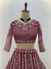 Classic Red Bridal Lehenga