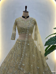 Champagne Gold Designer Lehenga