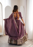 Royal Wine Purple Lehenga