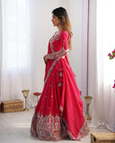 Rani Pink Heritage Designer Lehenga