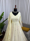 Premium Light Yellow Anarkali for Wedding & Festive Wear