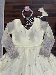 Premium Light Yellow Anarkali for Wedding & Festive Wear