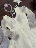 Premium Light Yellow Anarkali for Wedding & Festive Wear