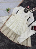 Premium Cream Anarkali Suit for Festive & Wedding Wear