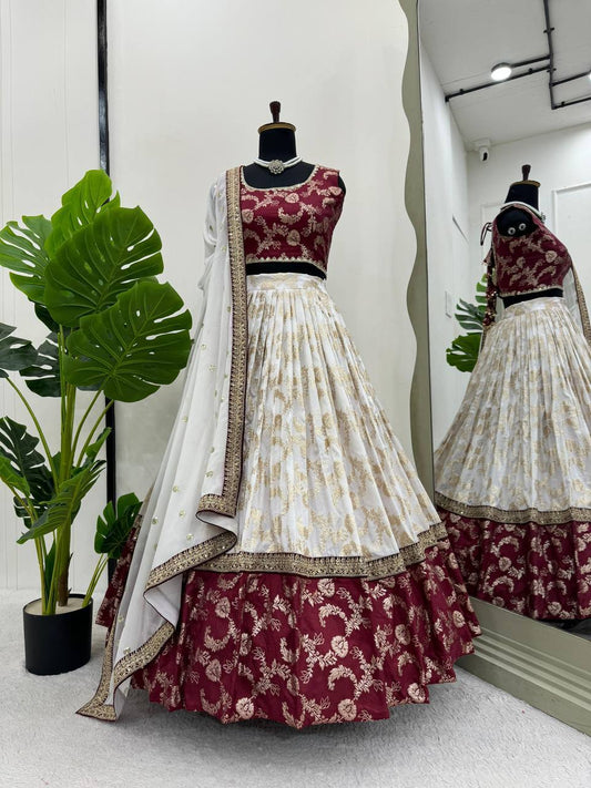 Premium Festive Lehenga Set with Designer Dupatta