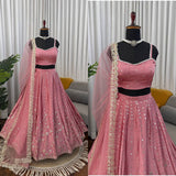 Timeless Blush Pink Ethnic Ensemble with Floral Detailing
