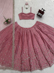 Timeless Blush Pink Ethnic Ensemble with Floral Detailing