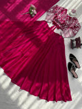 Premium Rani Pink Ethnic Outfit for Wedding & Party Wear