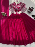 Premium Rani Pink Ethnic Outfit for Wedding & Party Wear